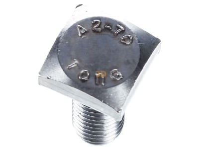 Ansicht oben hinten Schletter Solar 943410-025 Vierkantschraube M10x25,VA 