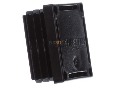 Ansicht links Schletter Solar 129011-900 Kunststoff-Endkappe sw 