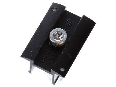 Ansicht oben links Schletter Solar 131121-901 Erdungsmittelkle. Rapid16 30-40 sw eloxiert 
