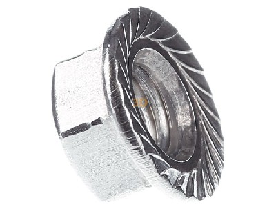 Ansicht links K2 Systems 1000042 Sperrzahnmutter M10 DIN6923 A2 -Neuheit