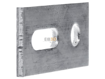 Ansicht links K2 Systems 2002545 Aluminium Adapterblech Fr Schraube M12 