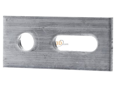Ansicht hinten K2 Systems 2002545 Aluminium Adapterblech Fr Schraube M12 