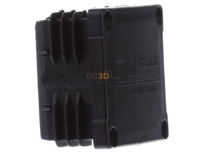 Ansicht links SL Rack 94640-05 Kunststoff-Endkappe RAIL 40 sw 
