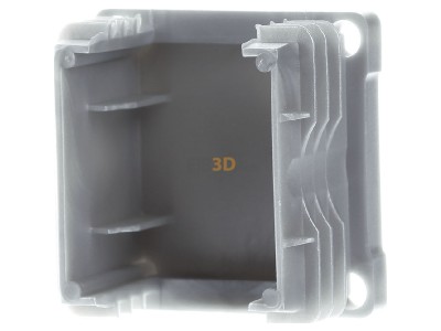 Ansicht hinten SL Rack 94640-06 Kunststoff-Endkappe RAIL 40, grau 