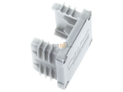 Ansicht oben links SL Rack 94640-06 Kunststoff-Endkappe RAIL 40, grau 