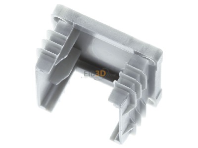 Ansicht oben hinten SL Rack 94640-06 Kunststoff-Endkappe RAIL 40, grau 