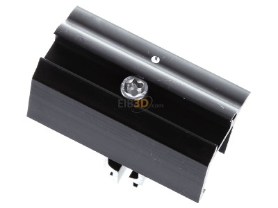 Ansicht oben vorne SL Rack 96112-00 Endklemme Vario sw eloxiert 