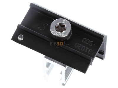 Ansicht oben hinten Schletter Solar 131020-900 Endklemme RapidPro 30-47mm sw elox 