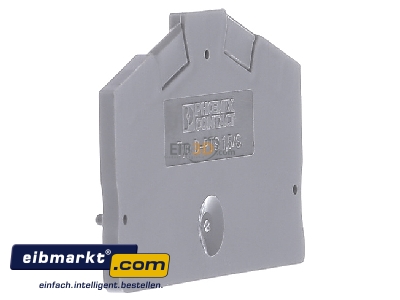 View on the right Phoenix Contact 3214576 End/partition plate for terminal block
