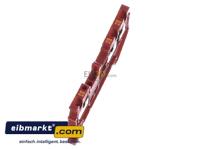 Ansicht oben links Phoenix Contact PT 1,5/S-TWIN RD Durchgangsklemme 0,14-1,5qmm,rot 