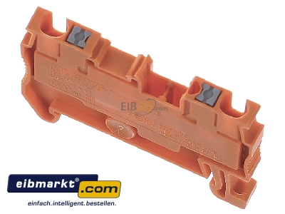 Ansicht oben hinten Phoenix Contact PT 2,5 OG Durchgangsklemme 0,08-4qmm,orange 
