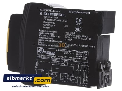 Ansicht rechts Schmersal 101190594 berwachungsschaltgert SRB301HC/R-24V