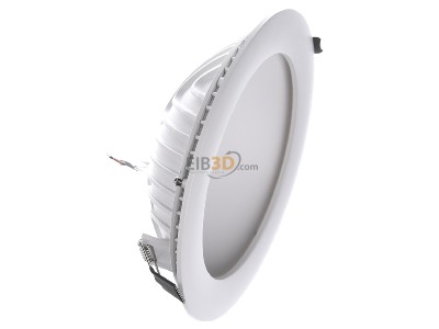 Ansicht oben links EVN DL17302 P-LED Deckeneinbauleuchte 3000K 350mA rund ws 