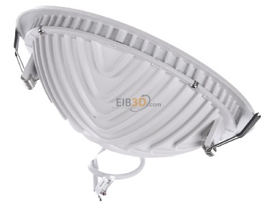 Ansicht oben hinten EVN DL17302 P-LED Deckeneinbauleuchte 3000K 350mA rund ws 