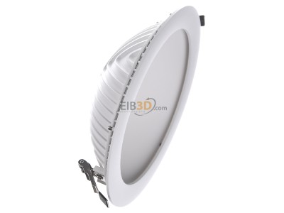 Ansicht oben links EVN DL23002 P-LED Deckeneinbauleuchte 3000K 350mA rund ws 