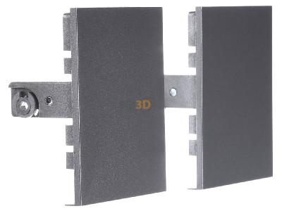 Ansicht links LTS Licht&Leuchten LK-Z 070.001 si VE2 Enddeckel silber (2St�ck) 