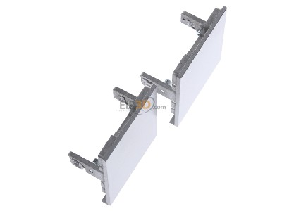 Ansicht oben links LTS Licht&Leuchten LK-Z 070.001 si VE2 Enddeckel silber (2St�ck) 