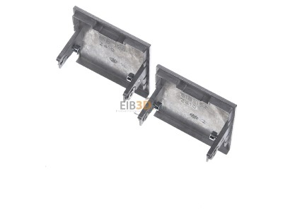 Ansicht oben hinten LTS Licht&Leuchten LK-Z 070.001 si VE2 Enddeckel silber (2St�ck) 