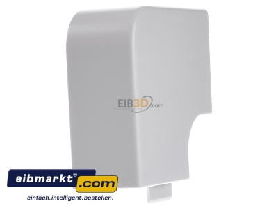 Ansicht links OBO Bettermann WDK HF40060RW Flachwinkelhaube 40x60mm 