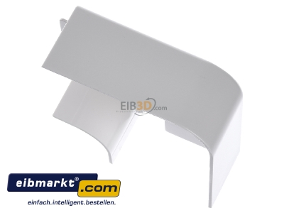 Ansicht oben hinten OBO Bettermann WDK HF40060RW Flachwinkelhaube 40x60mm 