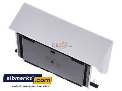Top rear view Tehalit SL 20055920 rws Appliance box for skirting duct RAL9010

