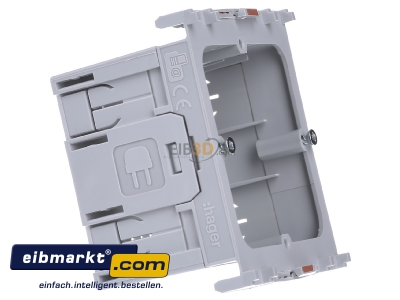 View on the left Tehalit GLT4001 Junction box for wall duct front mounted
