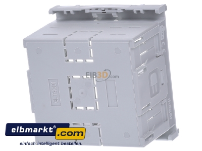 Back view Tehalit GLT4001 Junction box for wall duct front mounted
