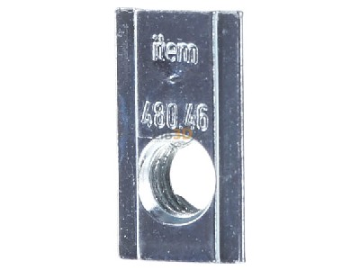 Front view OBO NS8 ST T-nut for channels M8 
