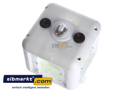 View up front OBO Bettermann Vertr 6109801 CEE-Socket combination hangable IP20
