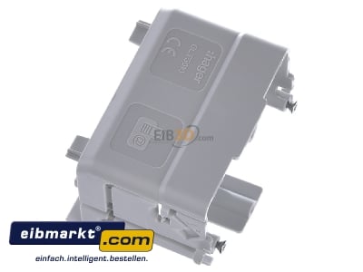 View top left Tehalit GLT5010 Junction box for wall duct rear mounted 

