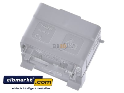 Top rear view Tehalit GLT5010 Junction box for wall duct rear mounted 
