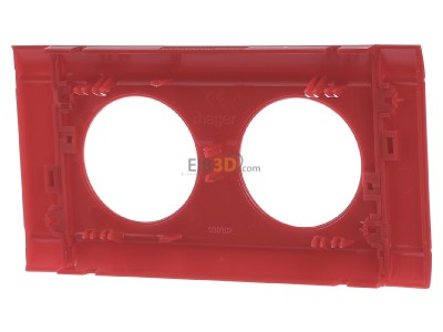 Back view Tehalit GB080203020 Face plate for device mount wireway 

