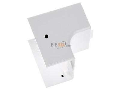 Ansicht oben links OBO WDK HI25040RW Inneneckhaube 25x40mm, reinwei 