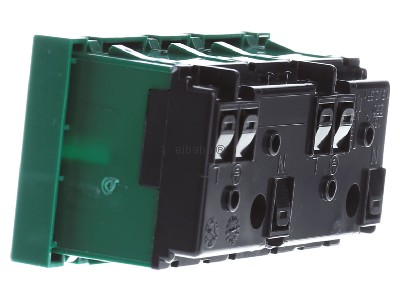 View on the right OBO STD-D3S MZGN2 Socket outlet protective contact green 

