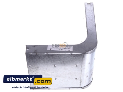 Top rear view Tehalit UKK190283 Vertical bend for underfloor duct 190mm
