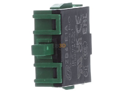 Frontansicht Schneider Electric ZB6E1A Hilfsschalterblock 1S Silberlegierung 
