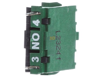 Ansicht hinten Schneider Electric ZB6E1A Hilfsschalterblock 1S Silberlegierung 