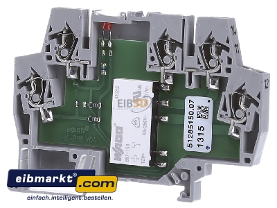 Front view WAGO Kontakttechnik 859-303 Switching relay 
