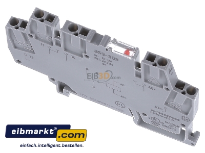 Top rear view WAGO Kontakttechnik 859-303 Switching relay 
