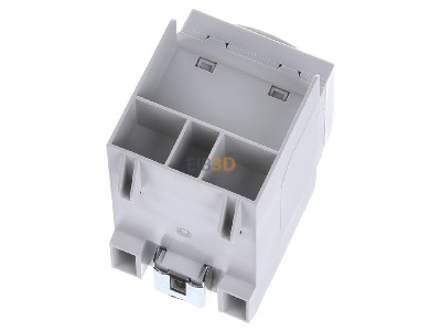 Top rear view Hager SNS016 Socket outlet for distribution board 
