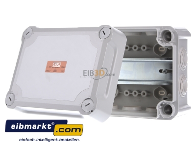 Front view OBO Bettermann Vertr 2007712 Surface mounted box 150x116mm
