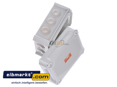 View top left OBO Bettermann Vertr 2007712 Surface mounted box 150x116mm
