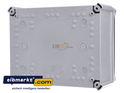 Ansicht hinten OBO Bettermann T 250 OE HD TR Kabelabzweigkasten geschl. m. transp. Deckel 