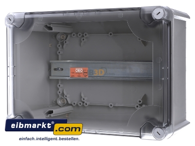 Front view OBO Bettermann T 350 OE HD TR Flush mounted terminal box

