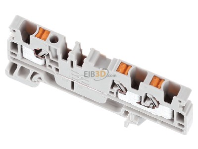 Ansicht oben vorne Weidm�ller A3C 2.5 Durchgangsklemme 0,14-2,5 qmm, beige 