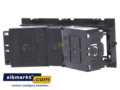 Back view OBO Bettermann 71GD9-2 Junction box for wall duct front mounted 

