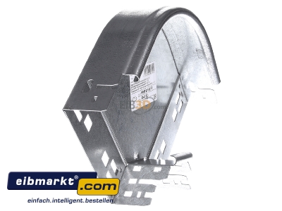View on the left OBO Bettermann RBM 90 615 FS Bend for cable tray (solid wall)
