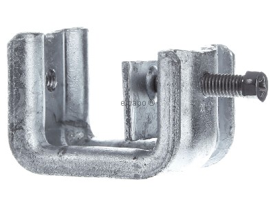 View on the left OBO SSP 20-40 M8 FT Fixing clamp 20...40mm steel 

