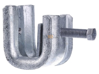 View on the left OBO SSP 6-21 M6 FT Fixing clamp 6...21mm steel 
