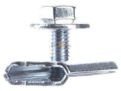 View on the right Niedax GRV M6X20 V Length- and angle joint for cable tray 

